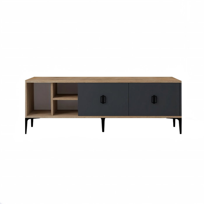 Hanah Home Era 3505 Soporte para TV Roble Zafiro y Antracita